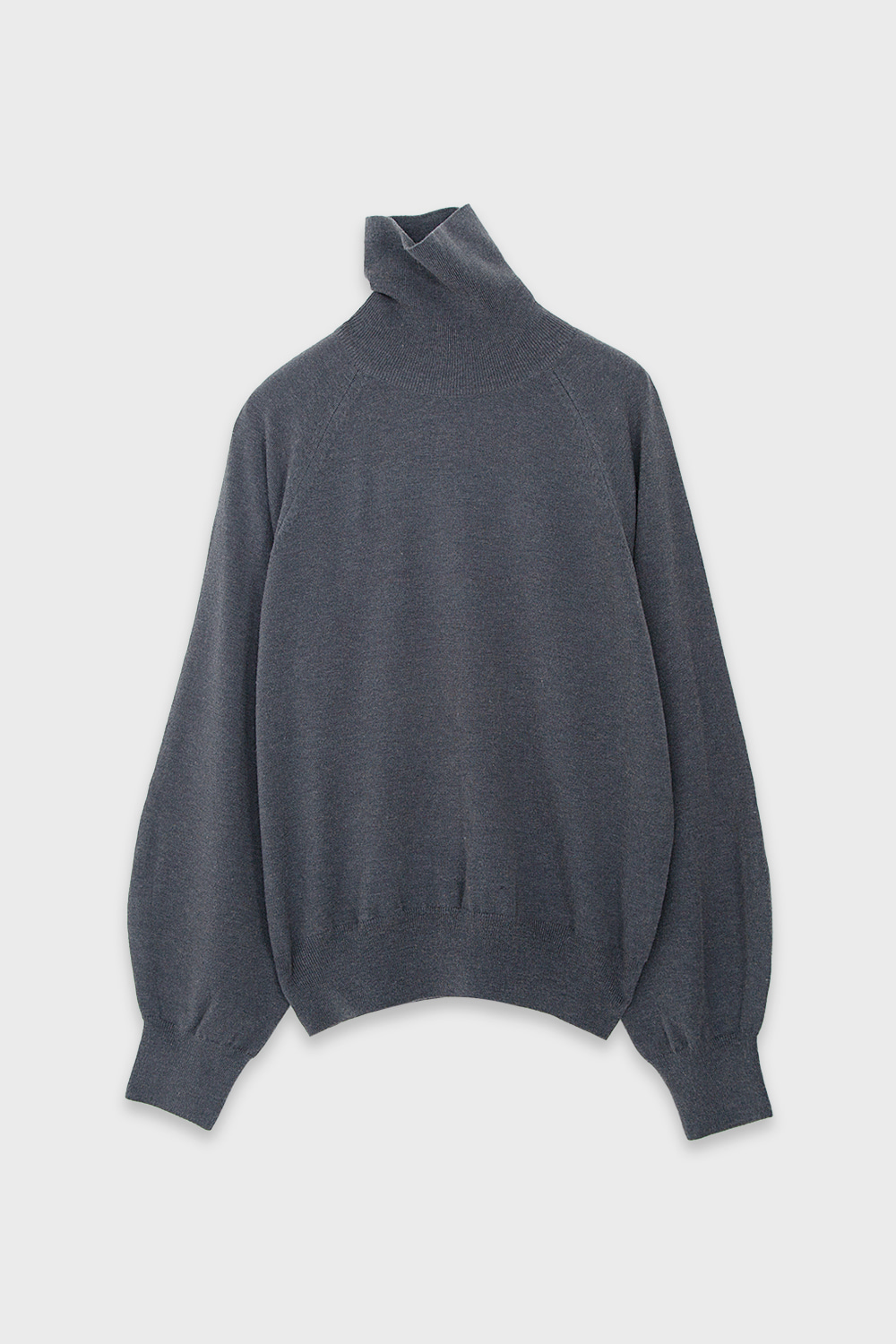 Turtleneck Sweater Gray