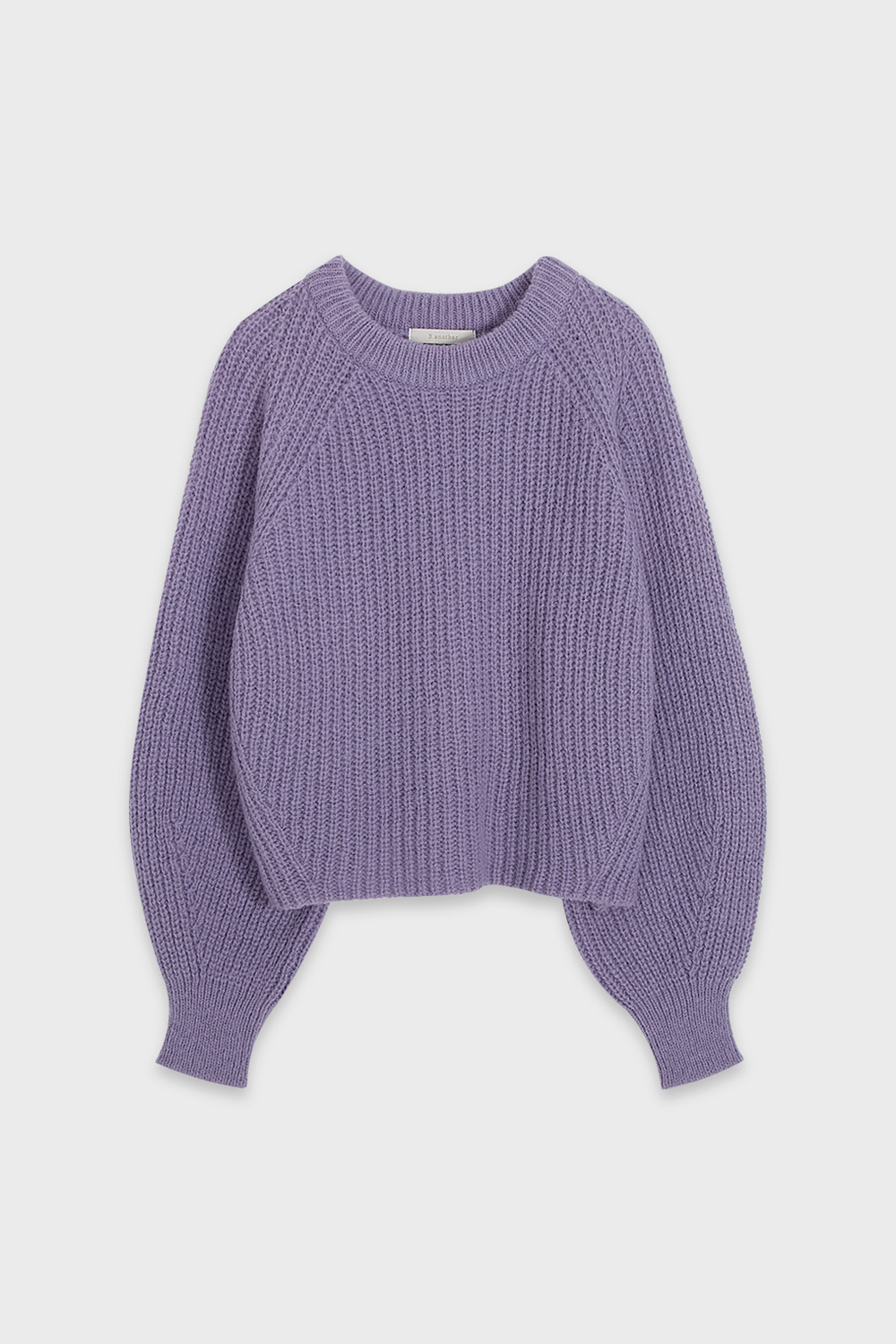 Alpaca Chunky Sweater Purple