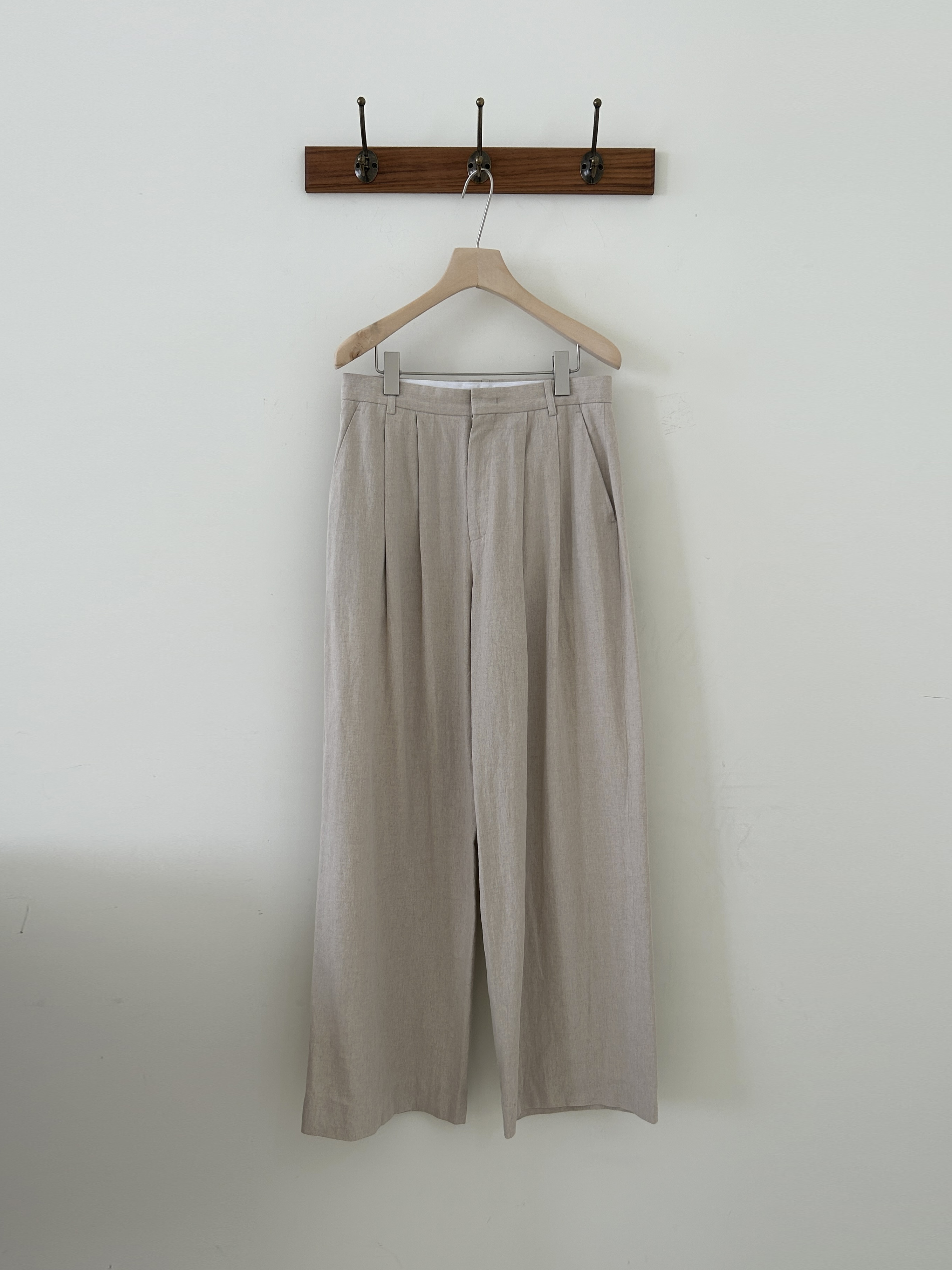 Linen Wide-leg Trouser